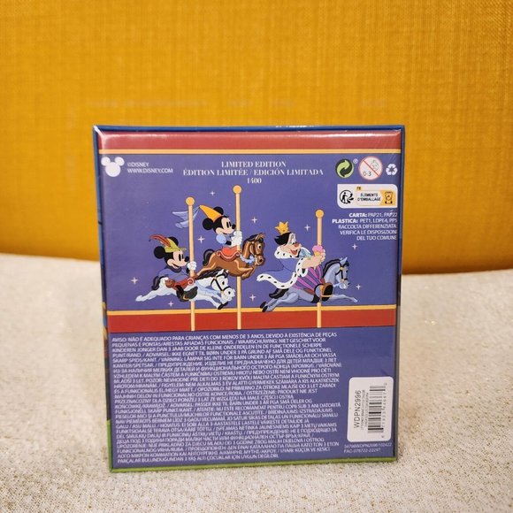 Loungefly Disney Mickey Minnie Brave Little Tailor Carousel Sliding 3" LE Pin - Picture 6 of 11